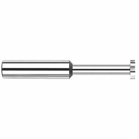 HARVEY TOOL 3/8 in. dia. x 0.10 in. Width x 1-1/8 Neck CarbideSquare Standard Keyseat Cutter, 8 Flutes 70352